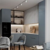 Светильник трековый Feron AL127 Luna под лампу GX70 15W 230V IP40 однофазный, белый