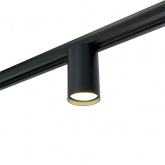 Светильник трековый Feron AL133 под лампу MR16 15W 230V GU10 IP40 однофазный, черный