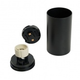 Светильник трековый Feron AL133 под лампу MR16 15W 230V GU10 IP40 однофазный, черный