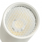 Трековый светодиодный светильник AL128 10W 4000K 800Lm 35° однофазный белый с антибликовой решеткой