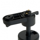 Трековый светодиодный светильник AL128 10W 4000K 800Lm 35° однофазный черный с антибликовой решеткой