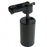 Трековый светодиодный светильник AL128 10W 4000K 800Lm 35° однофазный черный с антибликовой решеткой