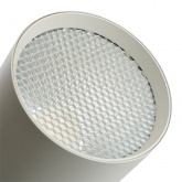 Трековый светодиодный светильник AL128 18W 4000K 1440Lm 35° однофазный белый с антибликовой решеткой