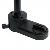 Трековый светодиодный светильник AL128 18W 4000K 1440Lm 35° однофазный черный с решеткой антиблик