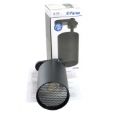 Трековый светодиодный светильник AL128 18W 4000K 1440Lm 35° однофазный черный с решеткой антиблик