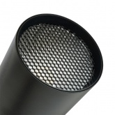 Трековый светодиодный светильник AL128 18W 4000K 1440Lm 35° однофазный черный с решеткой антиблик