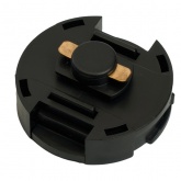 Трековый светодиодный светильник AL129 12W 4000K 960Lm 110° однофазный, черный