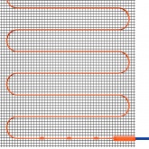 Нагревательный мат Voltum двужильный VLT01-200-2.0 площадь обогрева 2,0м2 мощность 400Вт