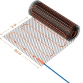 Нагревательный мат Voltum двужильный VLT01-200-2.5 площадь обогрева 2,5м2 мощность 500Вт