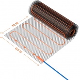 Нагревательный мат Voltum двужильный VLT01-200-6.0 площадь обогрева 6,0м2 мощность 1200Вт
