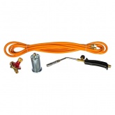 Горелка КВТ пропановая ПГ серия ПРОФИ с редуктором и комплектом насадок для термоусадки и пайки