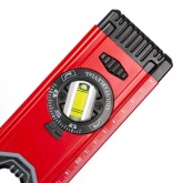 Уровень строительный магнитный УСМ-1-600 Профи алюминиевый с тремя мерительными глазками