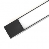 Трековый светодиодный светильник AL132 MattLine 40W 4000K 2800Lm 120° однофазный, черный