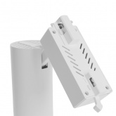 Трековый светодиодный светильник AL137 12W 4000K 840Lm изменяемый угол 15-60° однофазный, белый