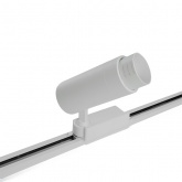 Трековый светодиодный светильник AL137 12W 4000K 840Lm изменяемый угол 15-60° однофазный, белый