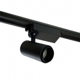 Трековый светодиодный светильник AL137 12W 4000K 840Lm изменяемый угол 15-60° однофазный, черный
