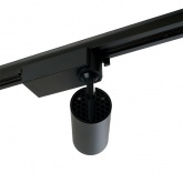 Трековый светодиодный светильник AL137 12W 4000K 840Lm изменяемый угол 15-60° однофазный, черный