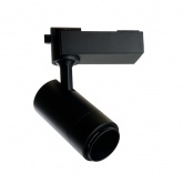 Трековый светодиодный светильник AL137 12W 4000K 840Lm изменяемый угол 15-60° однофазный, черный