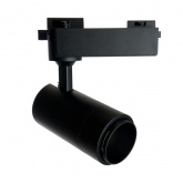 Трековый светодиодный светильник AL137 12W 4000K 840Lm изменяемый угол 15-60° однофазный, черный