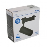 Трековый светодиодный светильник AL137 20W 4000K 1400Lm изменяемый угол 15-60° однофазный, черный