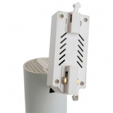 Трековый светодиодный светильник AL137 30W 4000K 2100Lm изменяемый угол 15-60° однофазный, белый