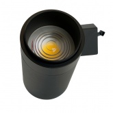 Трековый светодиодный светильник AL137 30W 4000K 2100Lm изменяемый угол 15-60° однофазный, черный