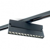 Трековый светодиодный светильник AL139 LensFold 12W 4000K 1080Lm 30° однофазный, черный