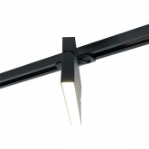 Трековый светодиодный светильник AL149 MattFold 12W 4000K 960Lm 110° однофазный, черный