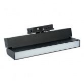 Трековый светодиодный светильник AL149 MattFold 12W 4000K 960Lm 110° однофазный, черный