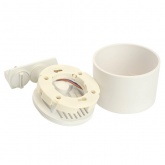 Светильник трековый Feron AL143 под лампу GX53 15W 230V однофазный белый D84*H107