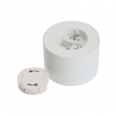 Светильник трековый Feron AL134 под лампу GX53 15W 230V IP40 однофазный, белый