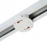 Светильник трековый Feron AL134 под лампу GX53 15W 230V IP40 однофазный, белый