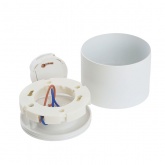 Светильник трековый Feron AL134 под лампу GX53 15W 230V IP40 однофазный, белый