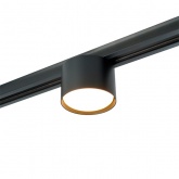 Светильник трековый Feron AL134 под лампу GX53 15W 230V IP40 однофазный, черный
