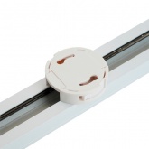 Светильник трековый Feron AL135 Luna под лампу GX53 15W 230V IP40 однофазный, белый