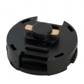 Светильник трековый Feron AL135 Luna под лампу GX53 15W 230V IP40 однофазный, черный