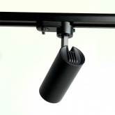 Светильник трековый Feron AL195 под лампу MR16 50W 230V GU10 IP20 однофазный, черный