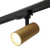 Светильник трековый Feron AL195 под лампу MR16 50W 230V GU10 IP20 однофазный, золото