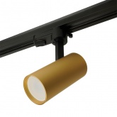Светильник трековый Feron AL195 под лампу MR16 50W 230V GU10 IP20 однофазный, золото
