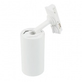 Светильник трековый Feron AL198 под лампу MR16 15W GU10 однофазный, белый с антибликовой сеточкой