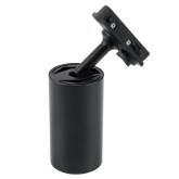 Светильник трековый Feron AL198 под лампу MR16 15W GU10 однофазный, черный с антибликовой сеточкой