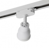Светильник трековый Feron AL199 под лампу MR16 50W 230V GU10 IP20 однофазный, белый