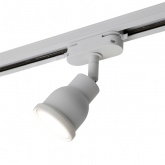 Светильник трековый Feron AL199 под лампу MR16 50W 230V GU10 IP20 однофазный, белый