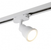 Светильник трековый Feron AL199 под лампу MR16 50W 230V GU10 IP20 однофазный, белый