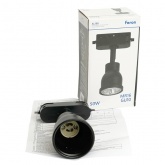 Светильник трековый Feron AL199 под лампу MR16 50W 230V GU10 IP20 однофазный, черный