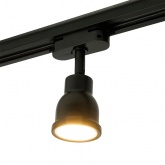 Светильник трековый Feron AL199 под лампу MR16 50W 230V GU10 IP20 однофазный, черный