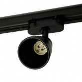 Светильник трековый Feron AL199 под лампу MR16 50W 230V GU10 IP20 однофазный, черный