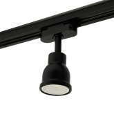 Светильник трековый Feron AL199 под лампу MR16 50W 230V GU10 IP20 однофазный, черный