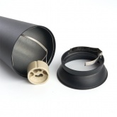 Светильник потолочный на подвесе Feron ML1858 MR16 max 35W 230V GU10 черный D70*H110