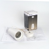 Светильник потолочный на подвесе Feron ML1858 MR16 max 35W 230V GU10 белый D70*H110